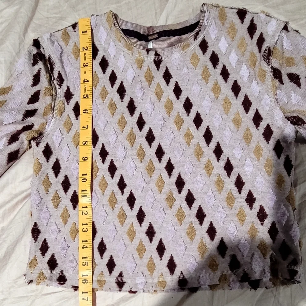 Free People Magic Carpet Crop Top Size Small